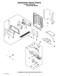 Diagram for 08 - Dispenser Front Parts