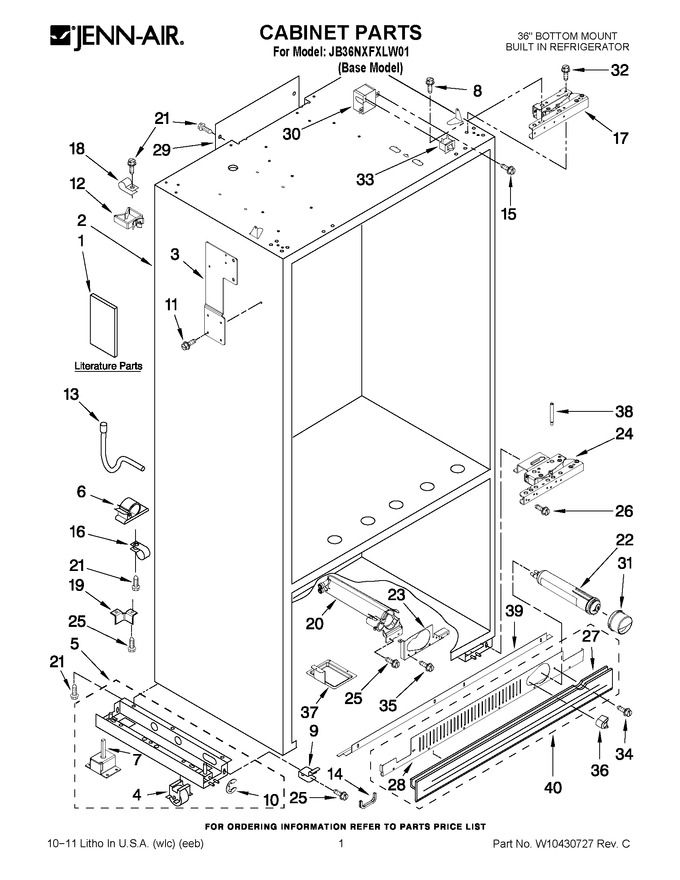 Diagram for JB36NXFXLW01