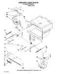 Diagram for 06 - Freezer Liner Parts