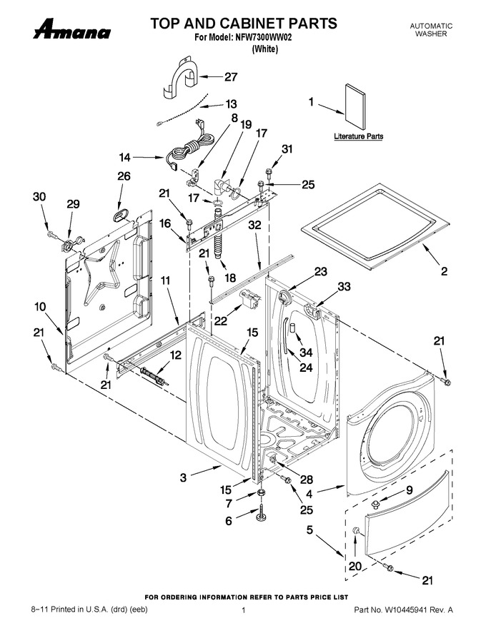 Diagram for NFW7300WW02