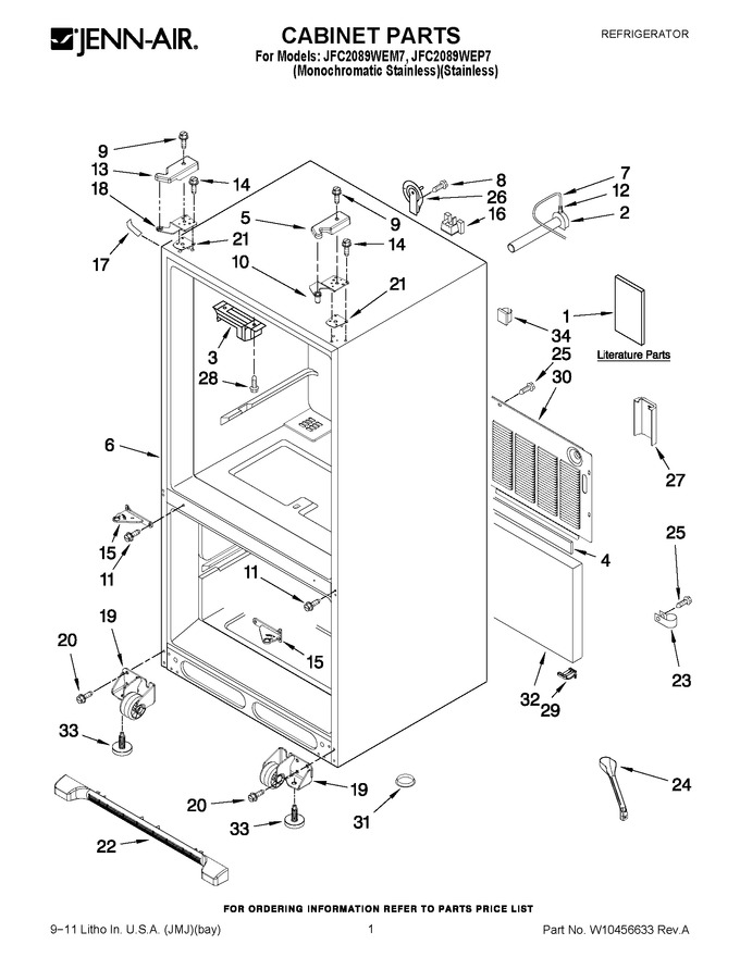 Diagram for JFC2089WEP7