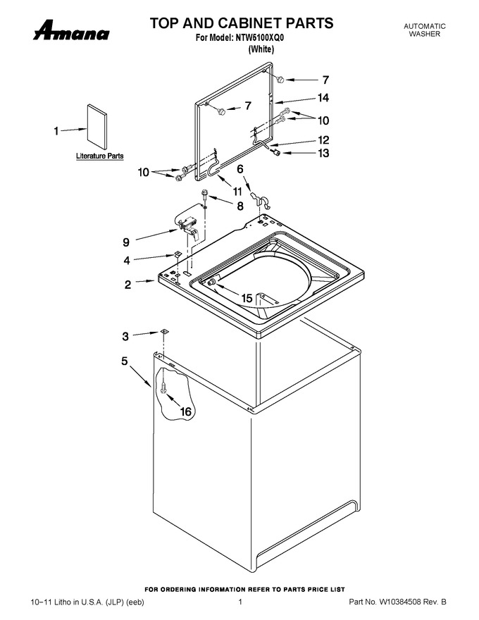 Diagram for NTW5100XQ0