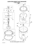 Diagram for 03 - Agitator, Basket And Tub Parts