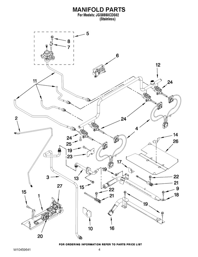 Diagram for JGS8850CDS02