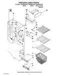 Diagram for 04 - Freezer Liner Parts