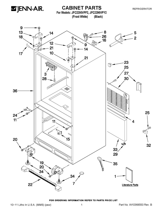 Diagram for JFC2290VPF2