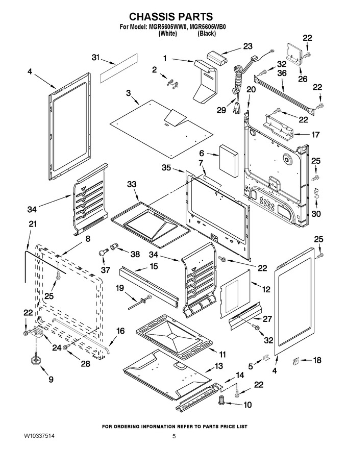 Diagram for MGR5605WB0