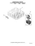 Diagram for 10 - Lower Rack Parts