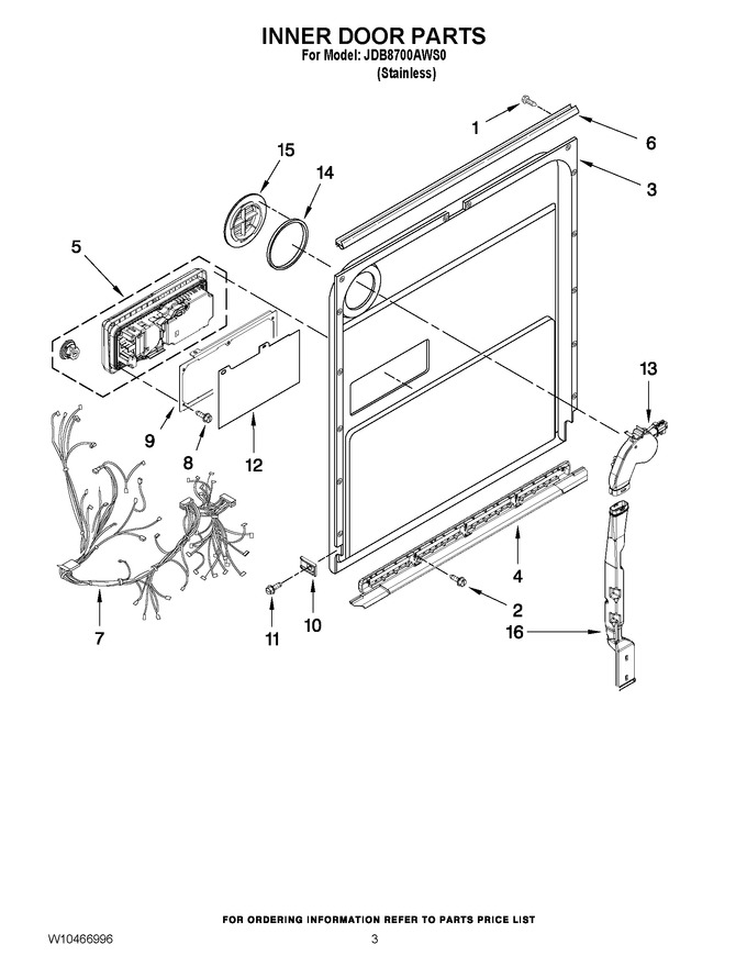 Diagram for JDB8700AWS0