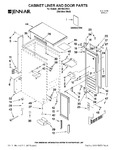 Diagram for 01 - Cabinet Liner And Door Parts