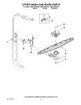 Diagram for 07 - Upper Wash And Rinse Parts