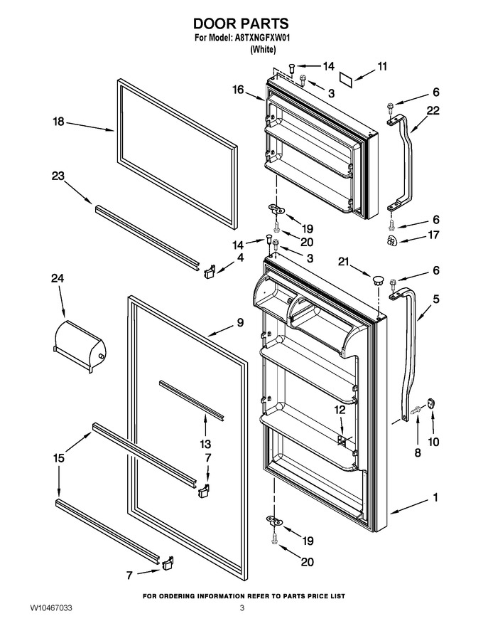 Diagram for A8TXNGFXW01