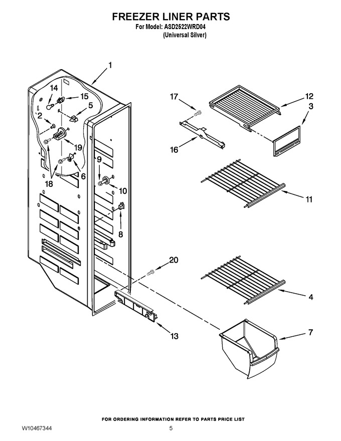 Diagram for ASD2522WRD04