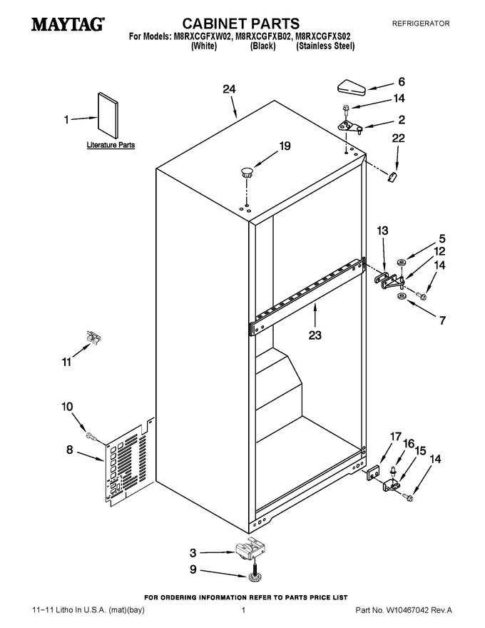 Diagram for M8RXCGFXS02