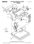 Diagram for 01 - Top And Console Parts