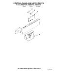 Diagram for 02 - Control Panel And Latch Parts