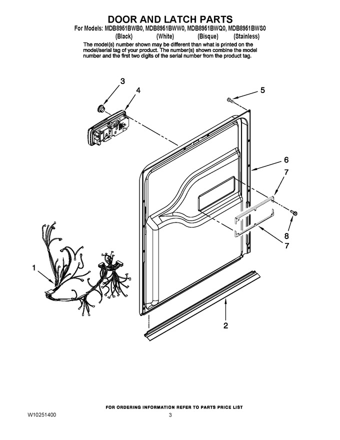 Diagram for MDB8951BWW0