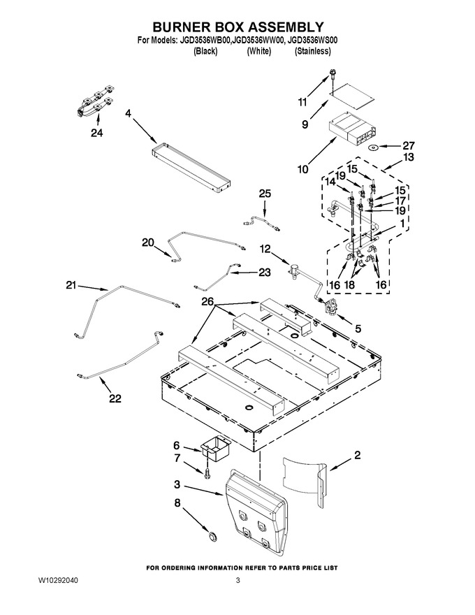 Diagram for JGD3536WB00