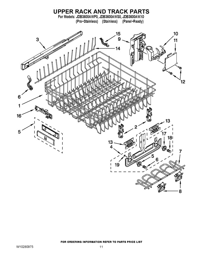 Diagram for JDB3600AWS0