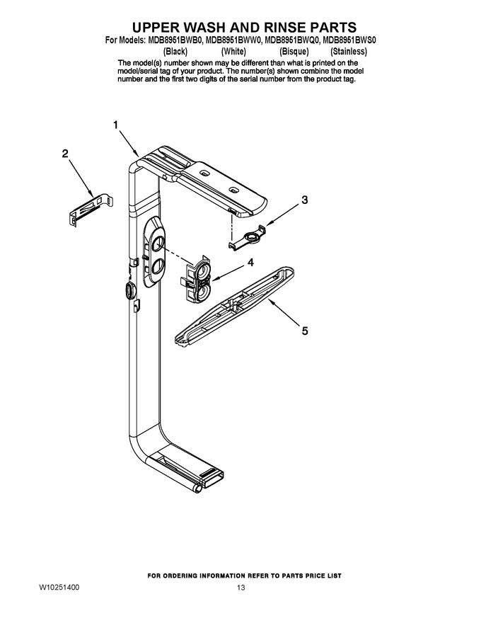 Diagram for MDB8951BWQ0