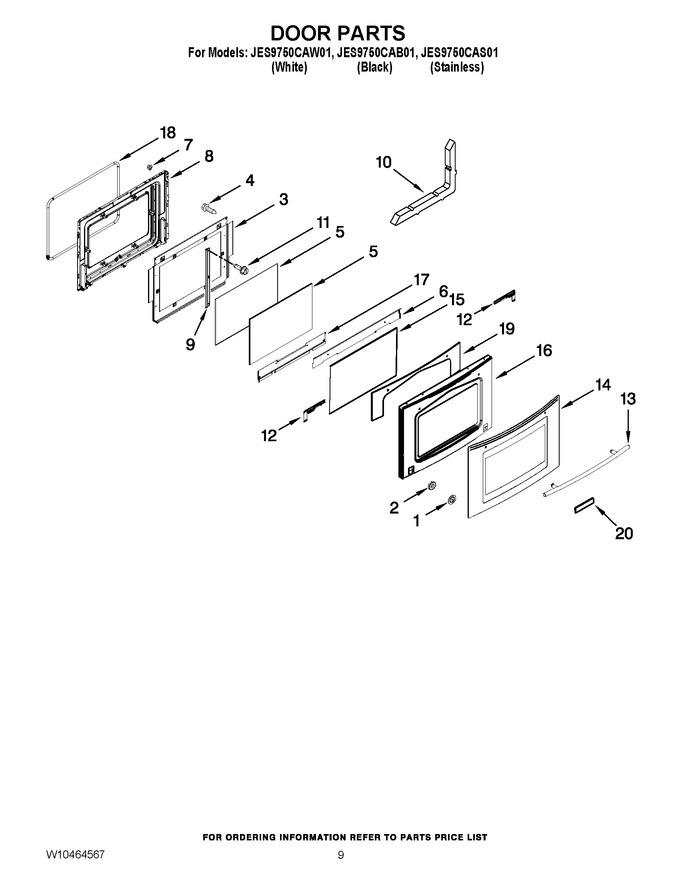 Diagram for JES9750CAS01