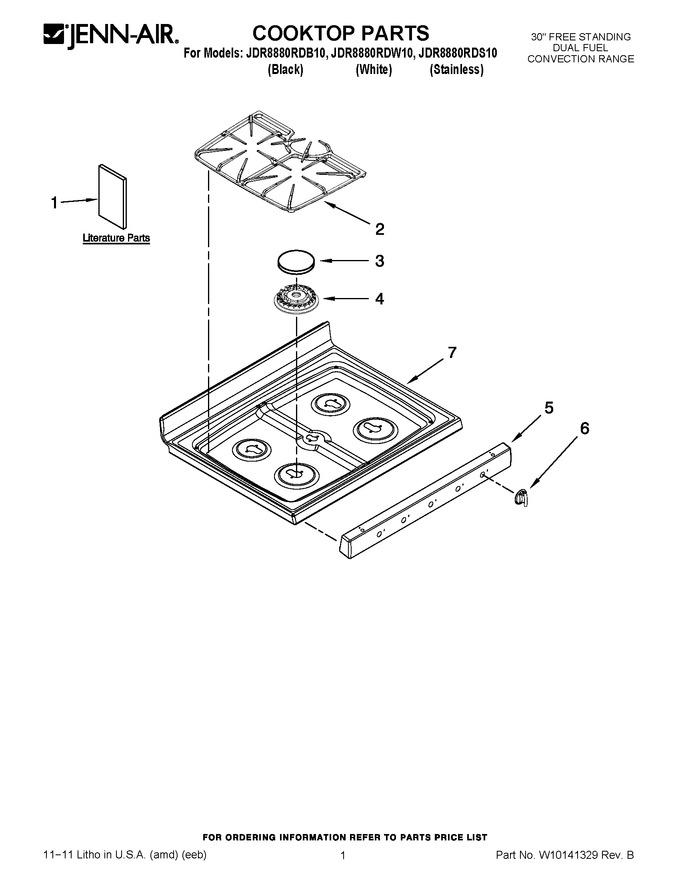 Diagram for JDR8880RDB10