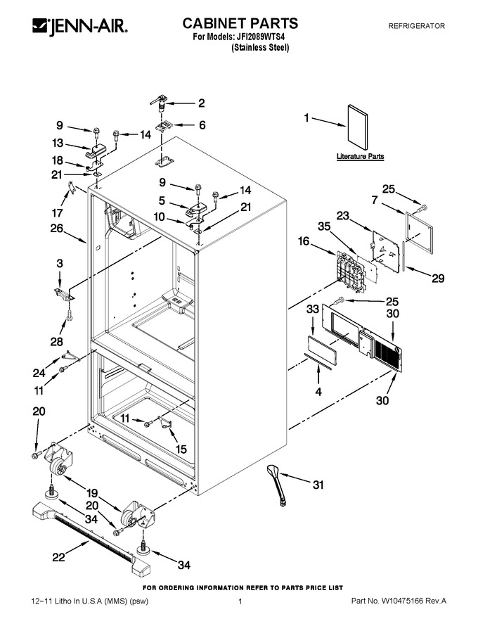 Diagram for JFI2089WTS4