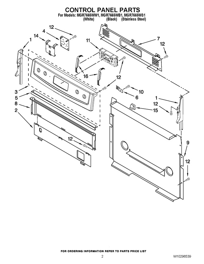 Diagram for MGR7665WB1