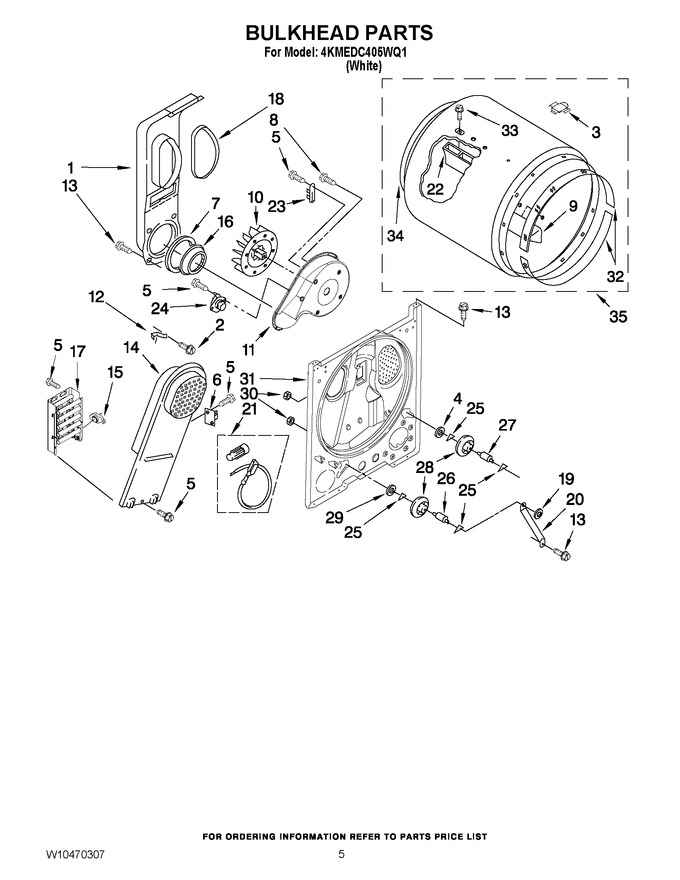 Diagram for 4KMEDC405WQ1