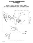 Diagram for 04 - W10336852 Burner Assembly