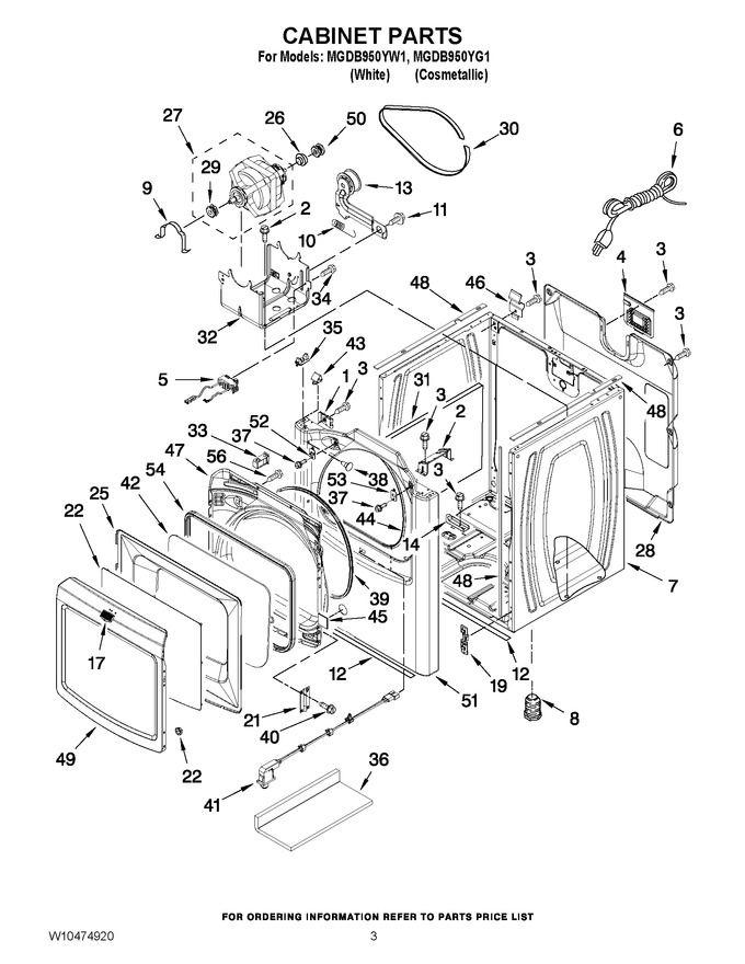 Diagram for MGDB950YW1