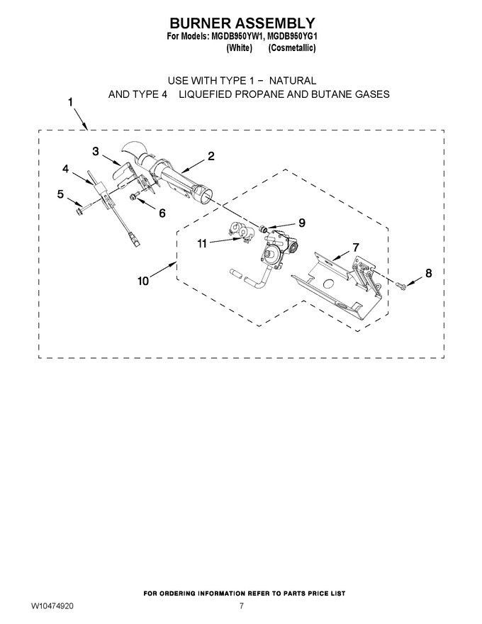 Diagram for MGDB950YW1