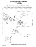 Diagram for 03 - W10336852 Burner Assembly