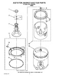 Diagram for 05 - Agitator, Basket And Tub Parts