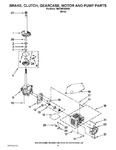 Diagram for 06 - Brake, Clutch, Gearcase, Motor And Pump Parts