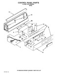 Diagram for 02 - Control Panel Parts