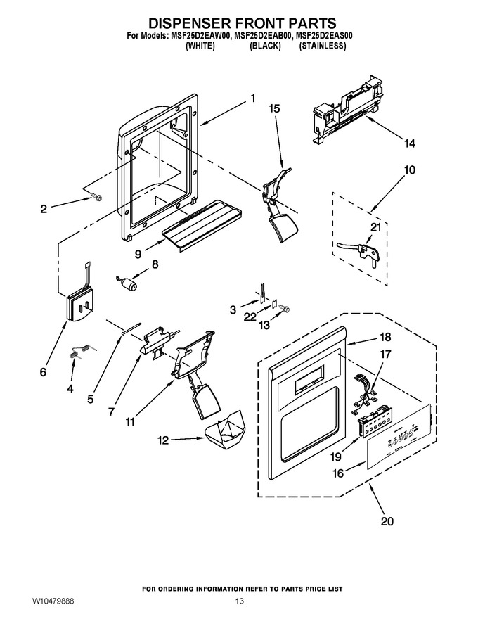 Diagram for MSF25D2EAB00