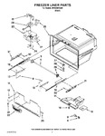 Diagram for 06 - Freezer Liner Parts