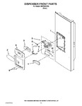 Diagram for 08 - Dispenser Front Parts