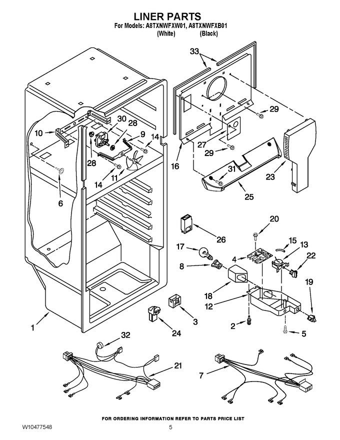 Diagram for A8TXNWFXW01