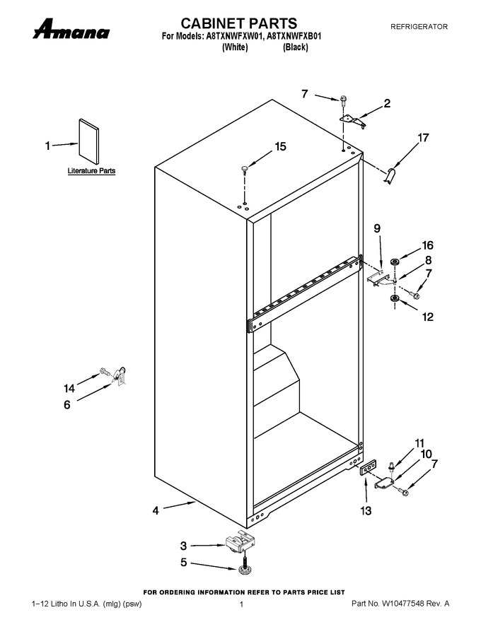 Diagram for A8TXNWFXB01