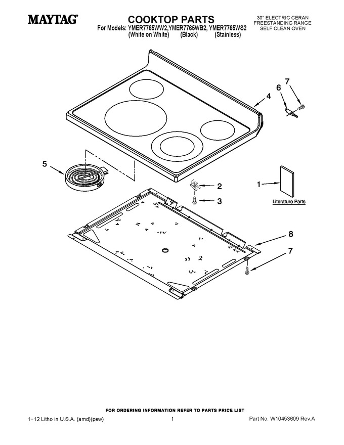 Diagram for YMER7765WS2