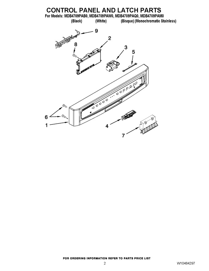 Diagram for MDB4709PAQ0