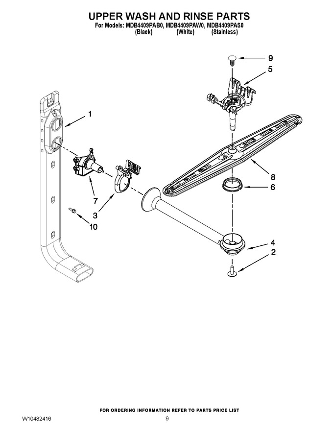 Diagram for MDB4409PAW0