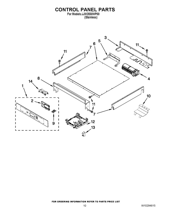 Diagram for JJW2830WP00