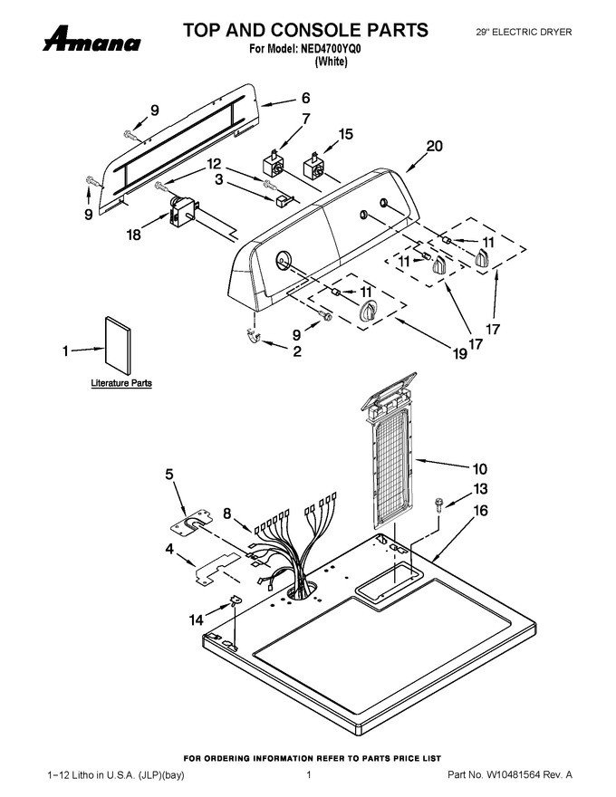 Diagram for NED4700YQ0