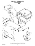 Diagram for 06 - Freezer Liner Parts