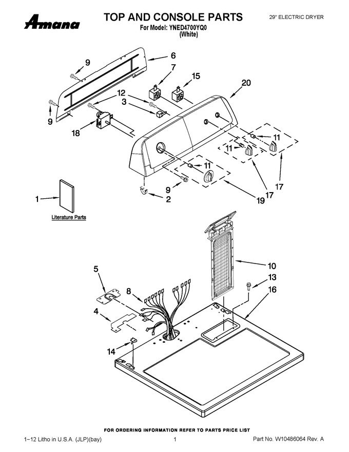 Diagram for YNED4700YQ0