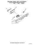 Diagram for 02 - Control Panel And Latch Parts