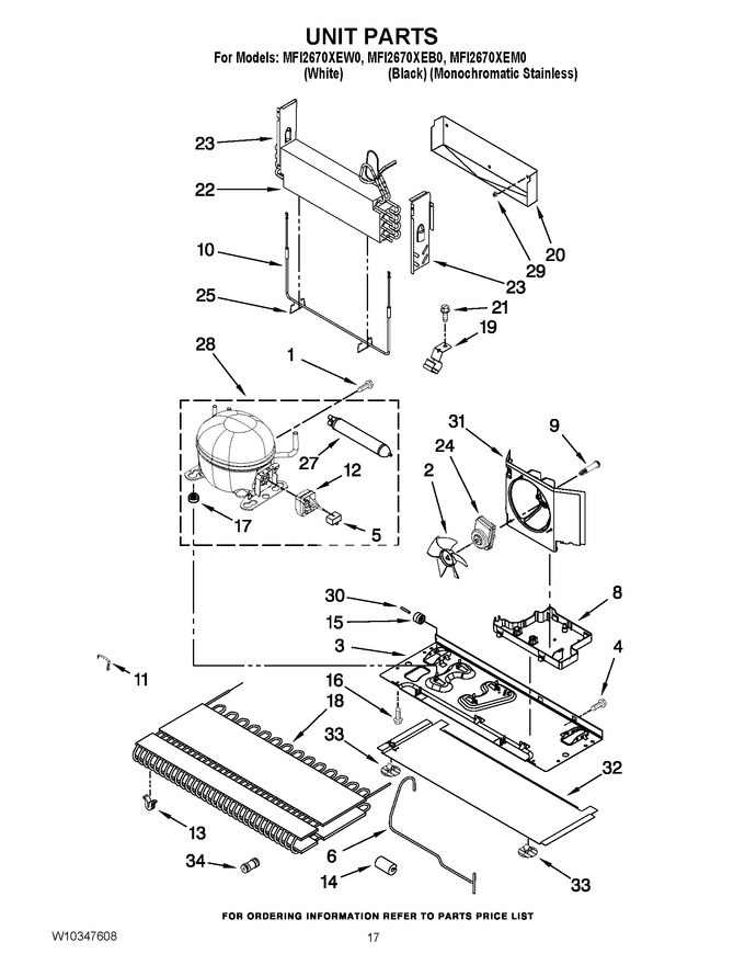 Diagram for MFI2670XEW0